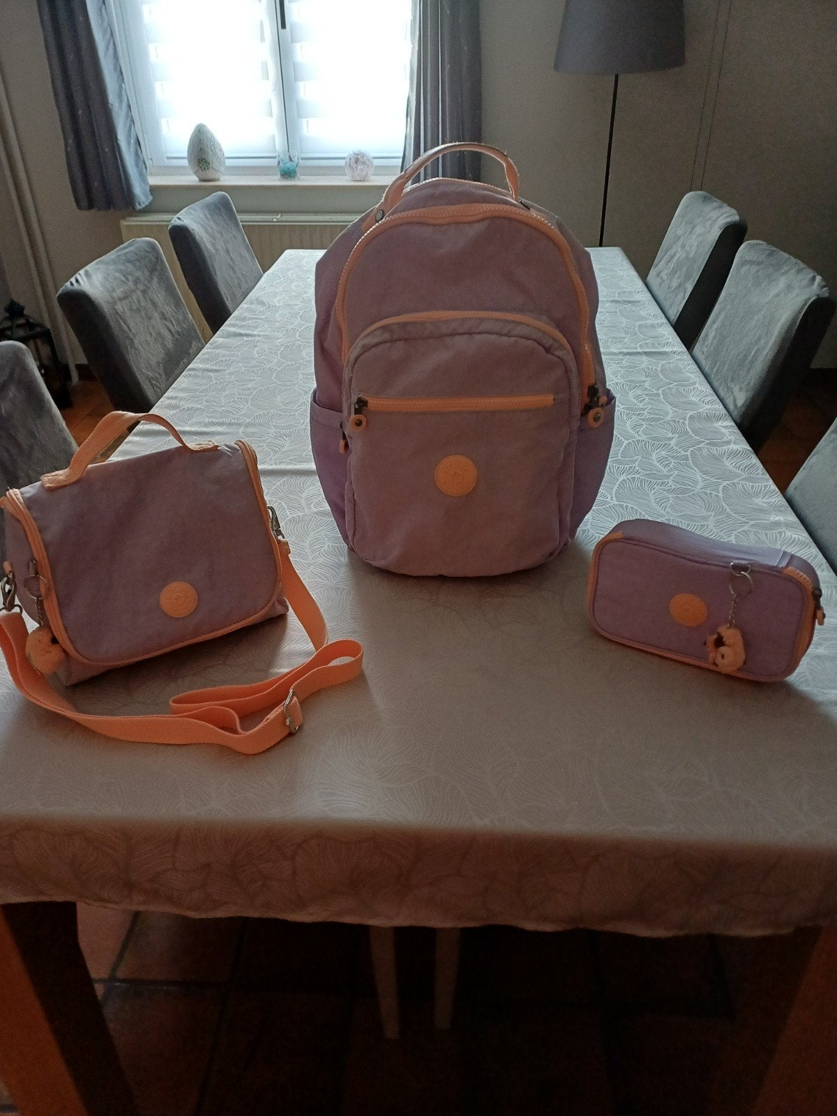 Lot Kipling pour la rentrée scolaire, Enlèvement, Orange, Sac à dos