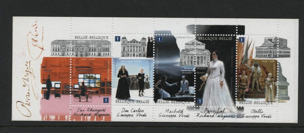 Boekje opera postfris 5 x Europa, Ophalen of Verzenden, Postfris, Postfris, Muziek