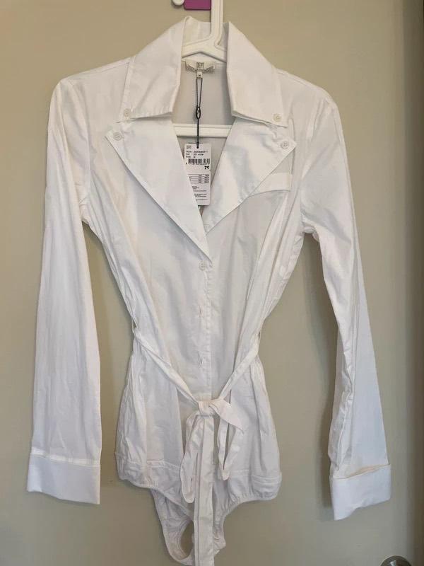 Chemise-body, Dept, M, neuf, Kleding | Dames, Blouses en Tunieken, Ophalen of Verzenden, Nieuw, Wit