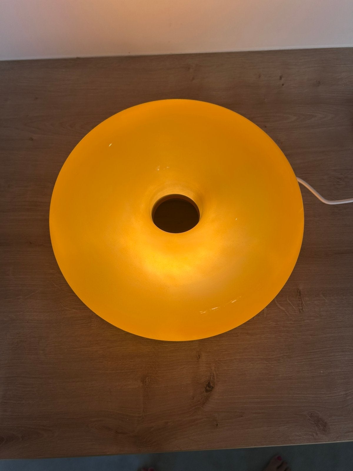 Ikea donut lamp, Huis en Inrichting, Lampen | Wandlampen, Ophalen, Zo goed als nieuw, IKEA, Oranje