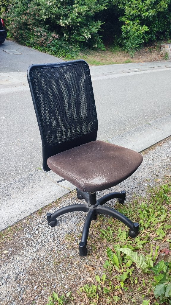 Chaise de bureau, Tissus, Enlèvement, Utilisé, Une