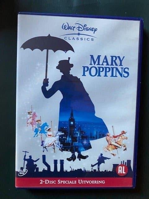 2 disc- DVD Mary Poppins van Walt Disney Classics Nieuwstaat, Français, Tous les âges, Comme neuf, Aventure