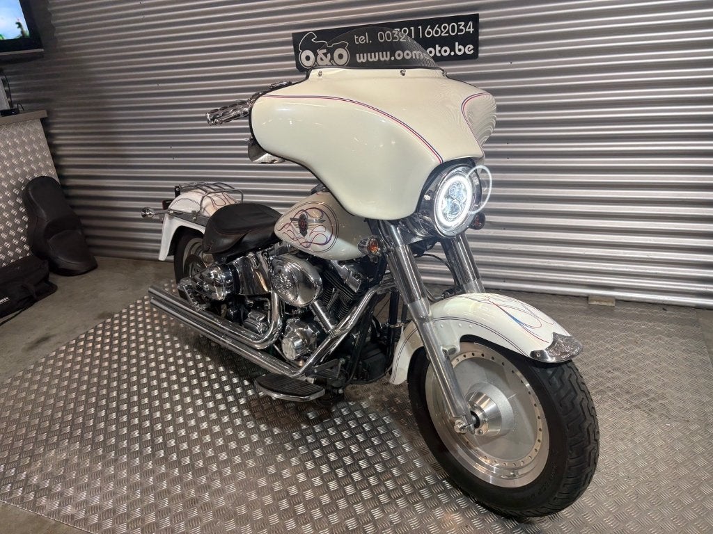 H-D Fat Boy 1450 + 1 jaar Garantie + GRATIS onderhoud!, Motoren, 2 cilinders, Occasion, Bedrijf, Handgeschakeld