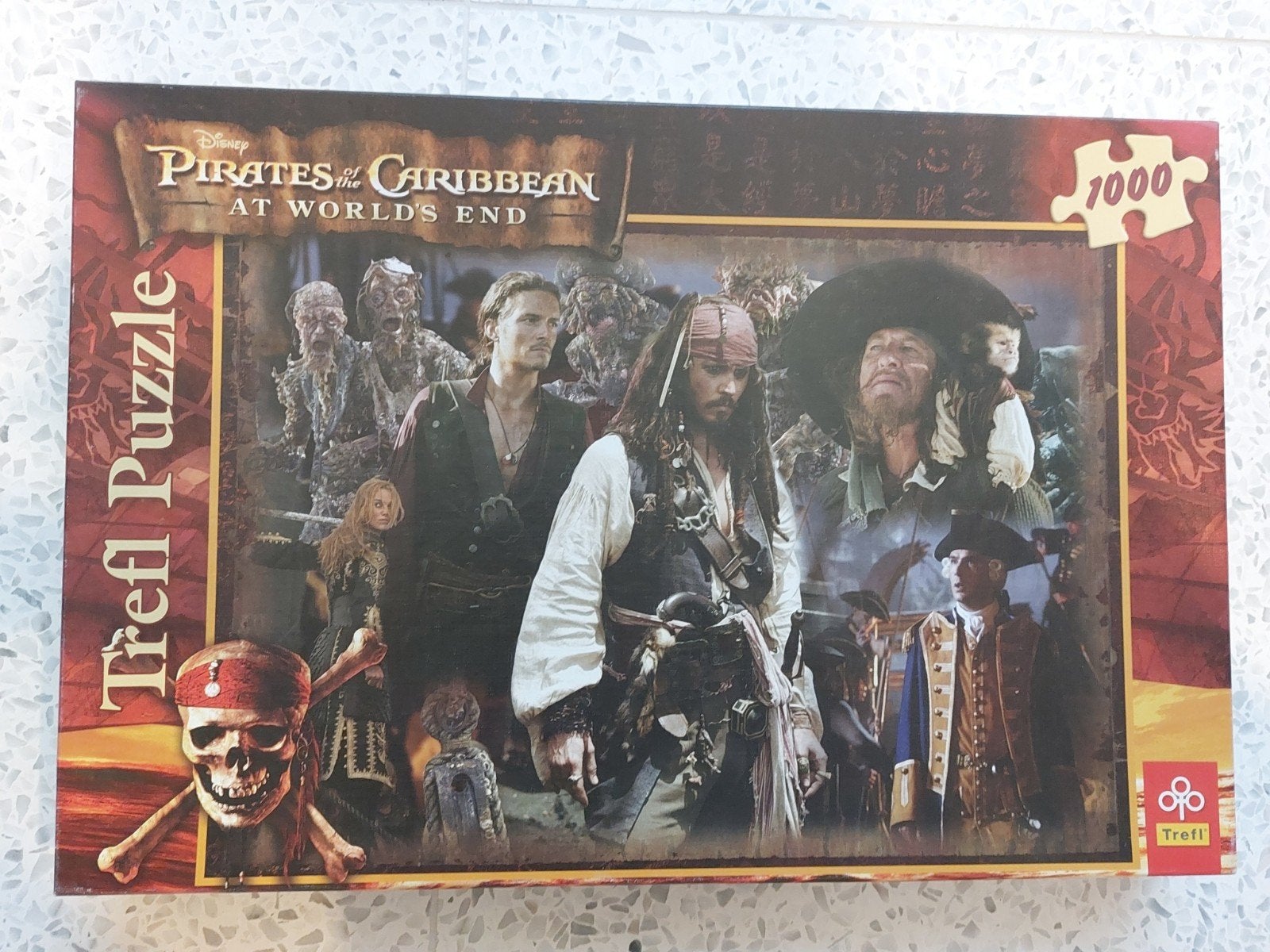 puzzel - Pirates of the Caribbean At World's end, Hobby en Vrije tijd, Ophalen of Verzenden, 500 t/m 1500 stukjes, Zo goed als nieuw