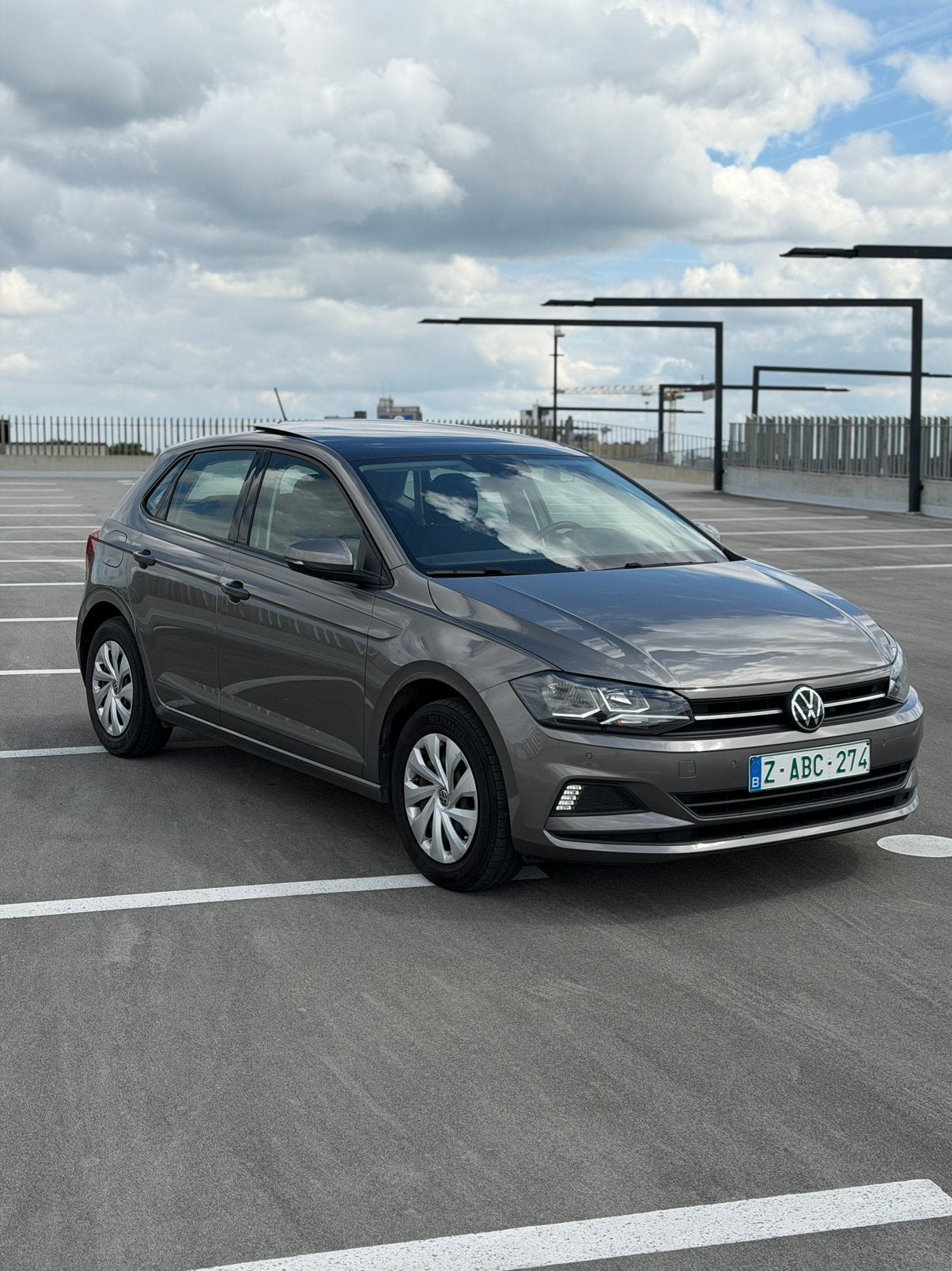 Volkswagen polo comfortline, Voorwielaandrijving, Stof, Bruin, Bedrijf