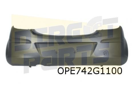 Opel Corsa D (11/06-1/15) achterbumper (Te Spuiten) (5-Deurs, Neuf, Arrière, -, Opel