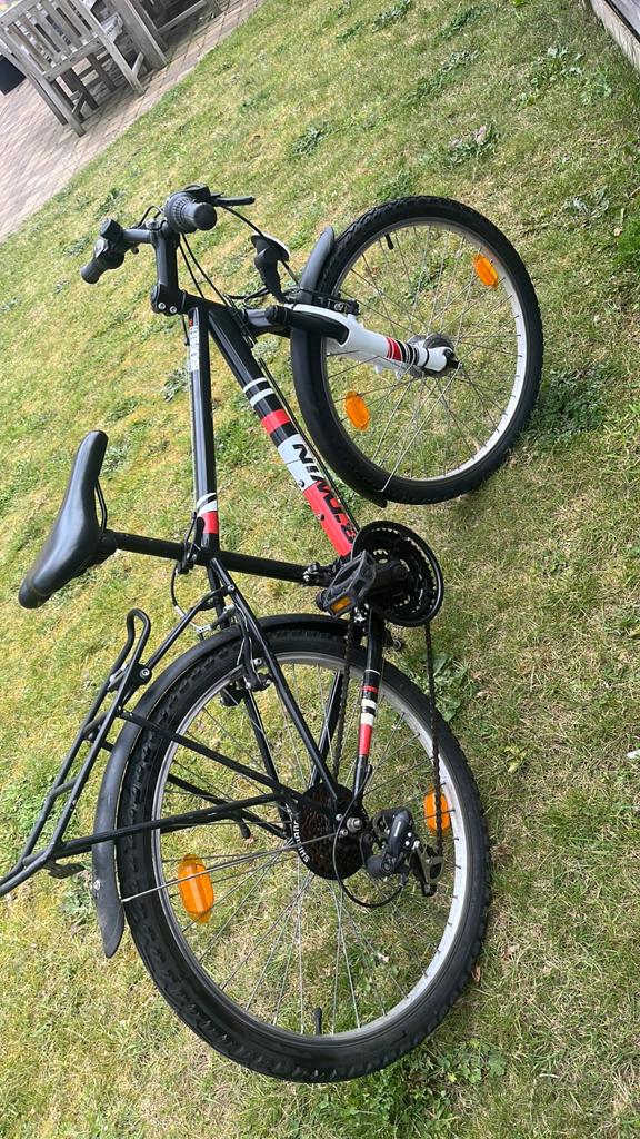 mountainbike 22 inches, Fietsen en Brommers, Fietsen | Jongens, Ophalen, 22 inch, Gebruikt, Velgrem