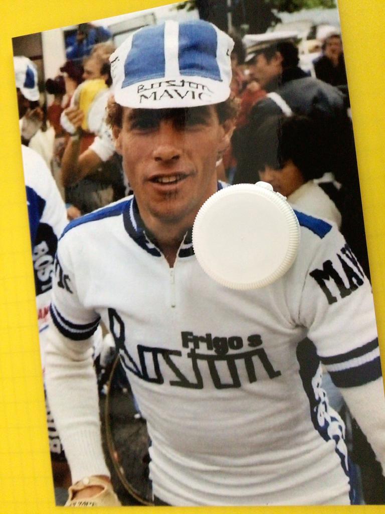 wielerfoto 1981 team boston  lucien van impe, Verzenden, Zo goed als nieuw