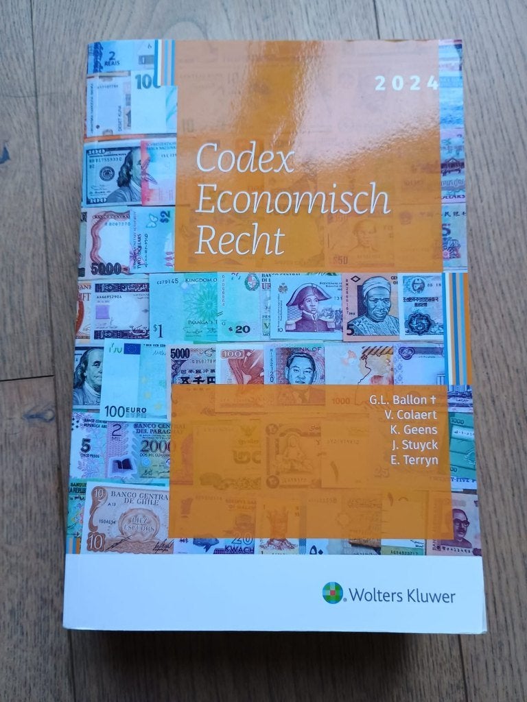 Codex economisch recht - KU Leuven, Ophalen of Verzenden, Nieuw, Economie en Marketing, G.L. Ballon, V. Colaert, K. Geens, J.Stuyck, E. Terryn