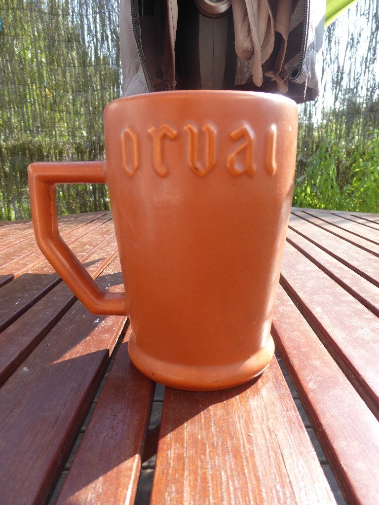 chope orval  en grès, Enlèvement ou Envoi, Comme neuf, Chope(s)