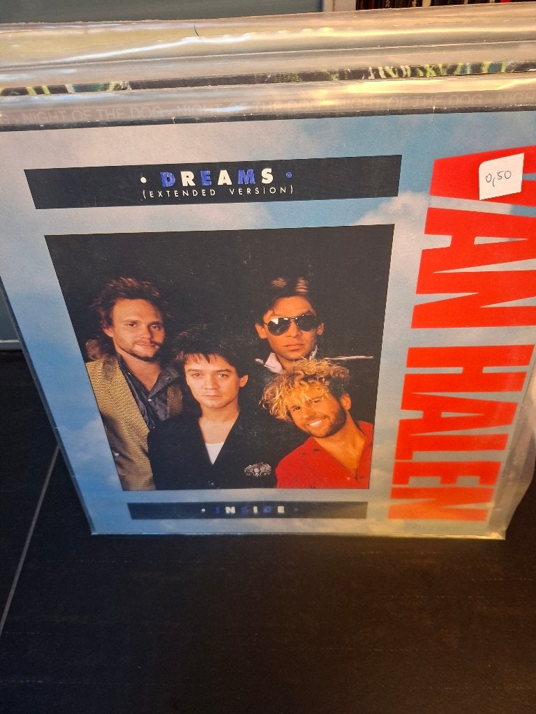 12" - van halen - dreams - bak 5, Gebruikt, Hardrock, 12 inch, Overige typen