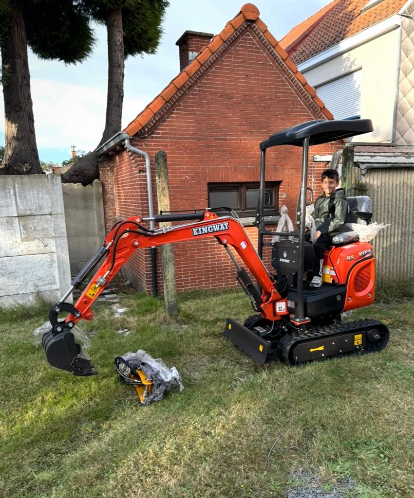 Mini graafmachine, Zakelijke goederen, Ophalen