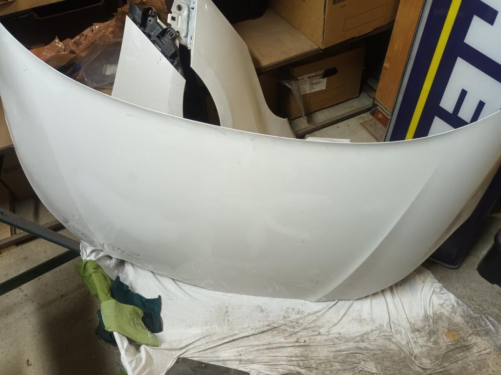 Opel corsa e motorkap wit kleurcode z40r, Ophalen, Gebruikt, Voor, Opel