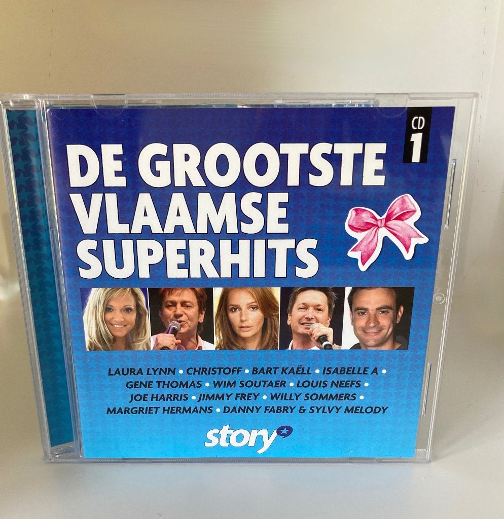 CD " De grootste Vlaamse Superhits"  CD1, Overige typen, Ophalen of Verzenden, Zo goed als nieuw, Levenslied of Smartlap