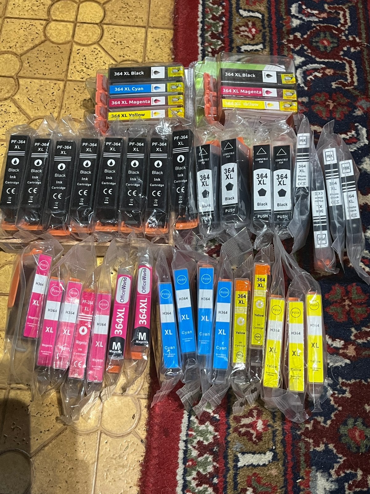 Vend un lot de 40 cartouches encre HP 364 XL, Informatique & Logiciels, Enlèvement, Neuf, Cartridge