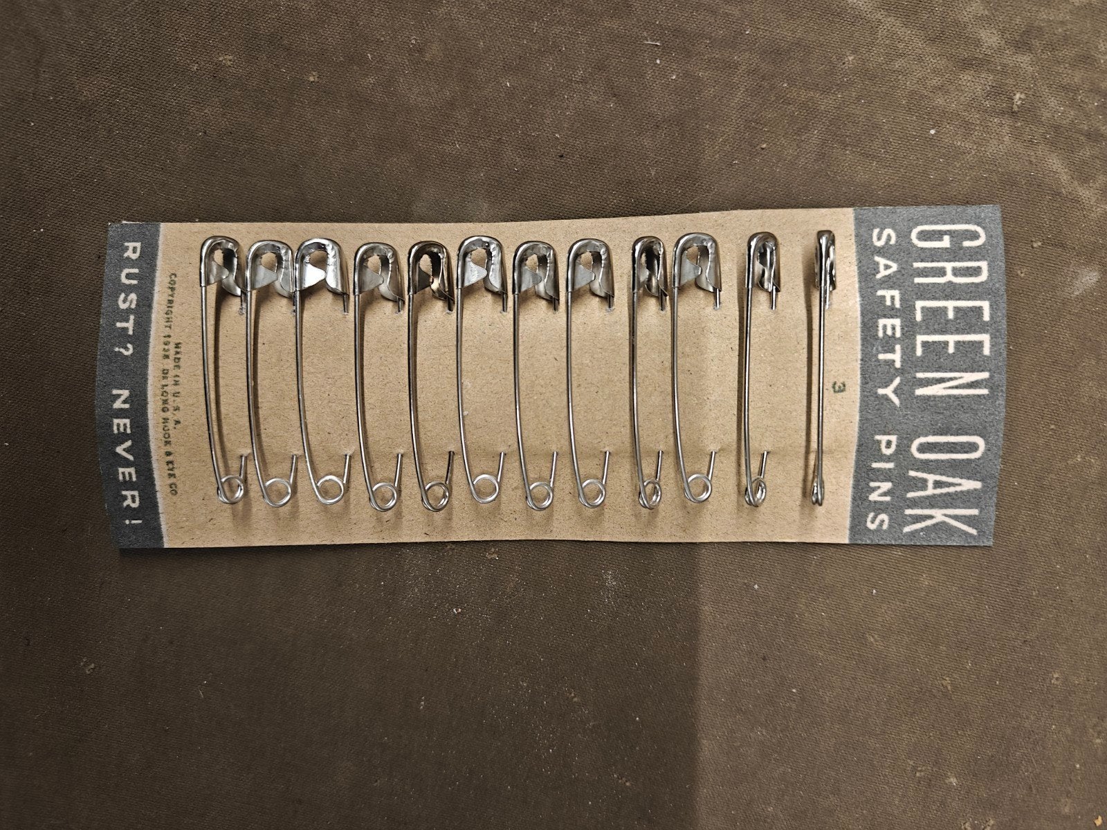 Repro US WW2 safety pins, Ophalen of Verzenden, Landmacht