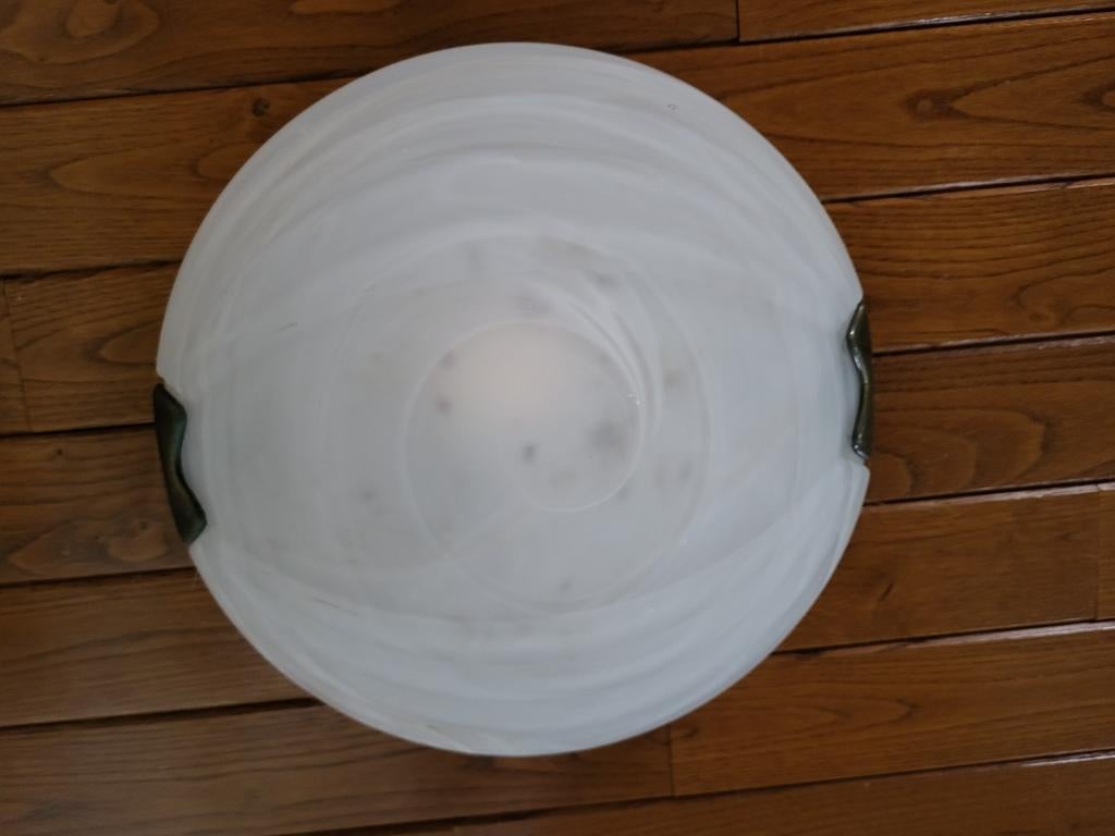 Plafonnière, Ophalen, Gebruikt, Glas
