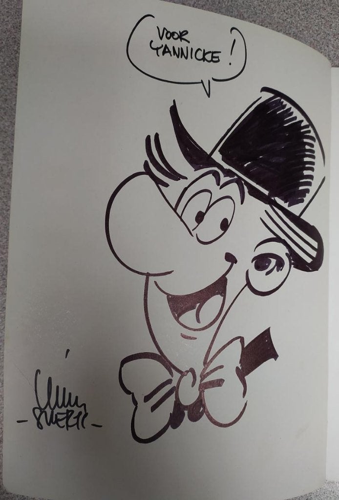 Samson strip met originele tekening / dédicace Wim Swerts, Enlèvement ou Envoi