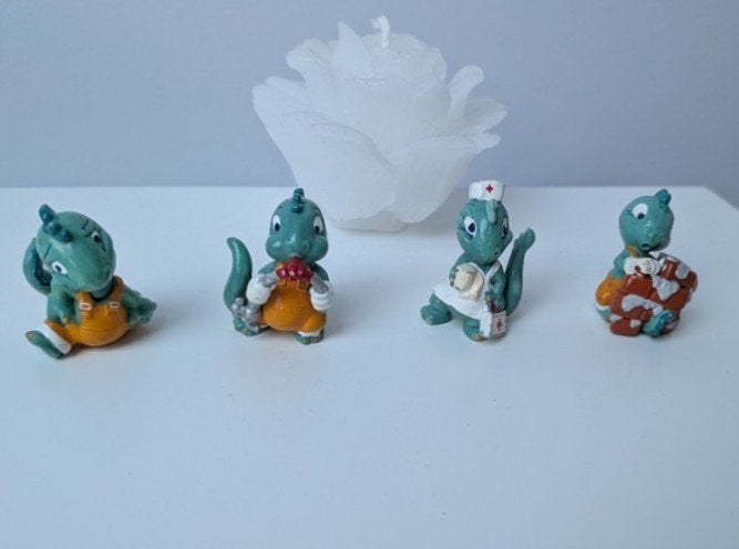 œuf surprise - figurines Kinder lézards / dragons, Collections, Œufs à surprise, Enlèvement, Utilisé, Figurines