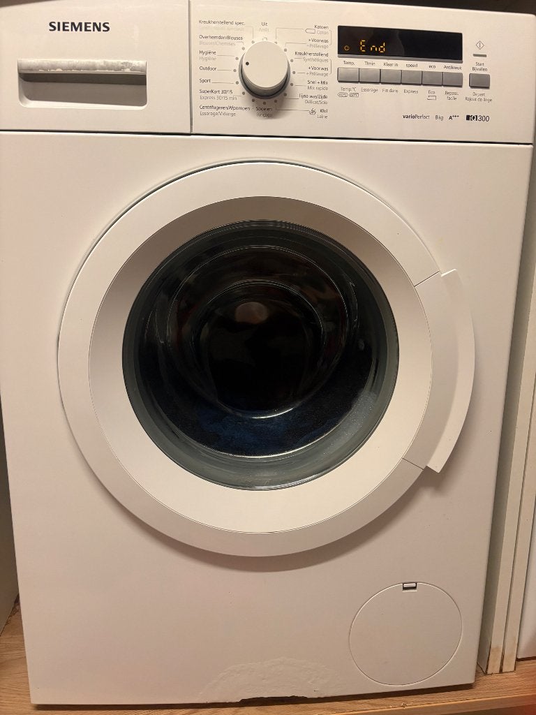 Wasmachine, Ophalen, 1200 tot 1600 toeren, Gebruikt, Energieklasse A of zuiniger