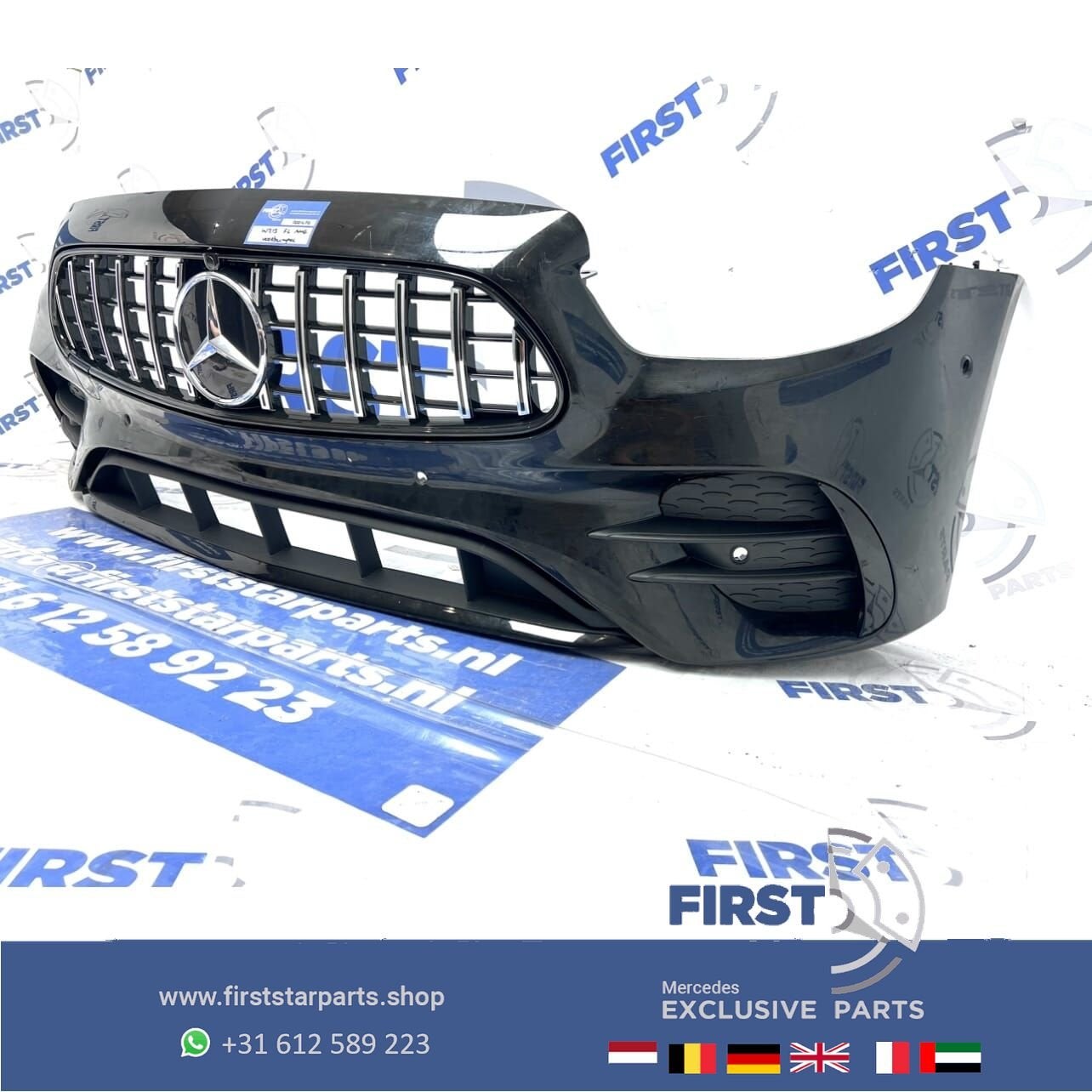 W213 W238 2023 FACELIFT AMG VOORBUMPER ZWART  E Klasse Merce, Utilisé, -, Avant, -