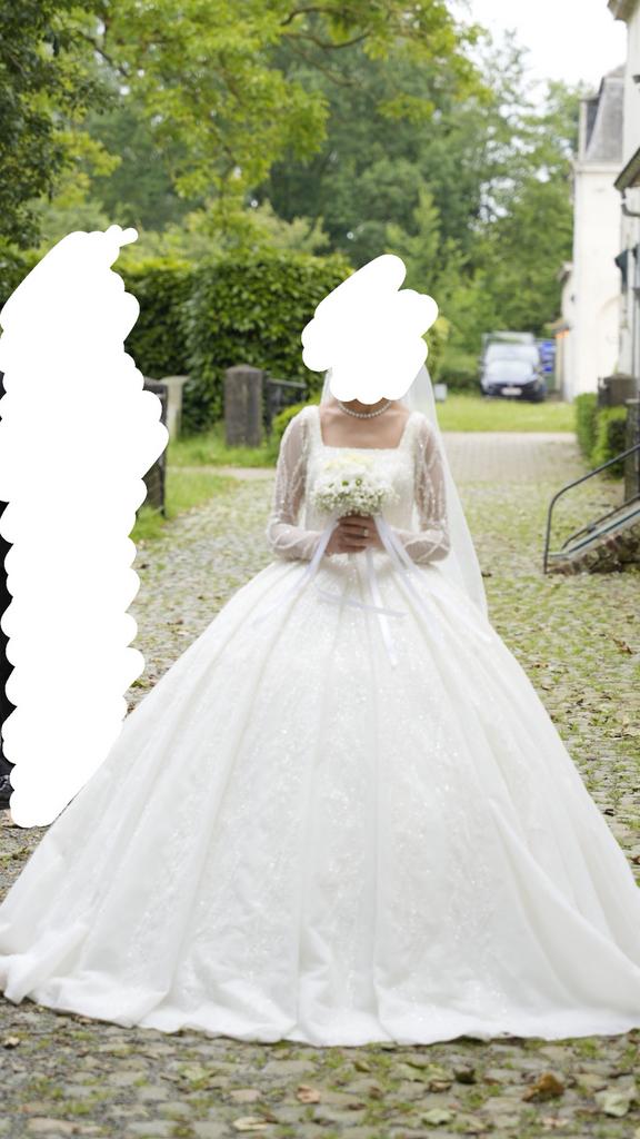 Gelinlik / bruidsjurk, Kleding | Dames, Trouwkleding en Trouwaccessoires, Ophalen, Zo goed als nieuw