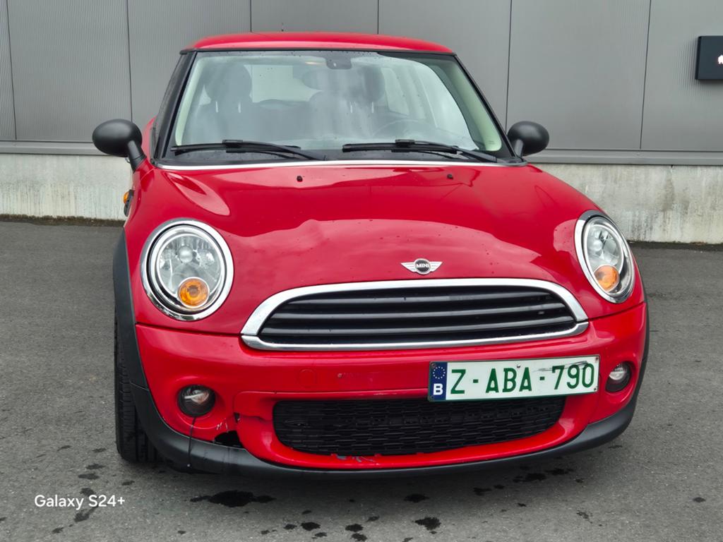Mini Cooper One D  Diesel 1.6 €5, Auto's, Euro 5, Zwart, 3 cilinders, 66 kW