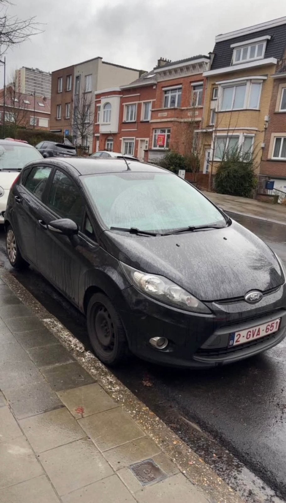 Ford Fiesta Essance 2012, Auto's, Voorwielaandrijving, Euro 5, Stof, Zwart
