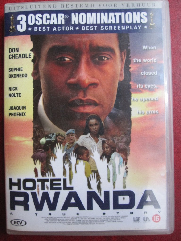 Hotel Rwanda (2004), Cd's en Dvd's, Dvd's | Drama, Engels, Vanaf 16 jaar, Waargebeurd drama, Nederlands