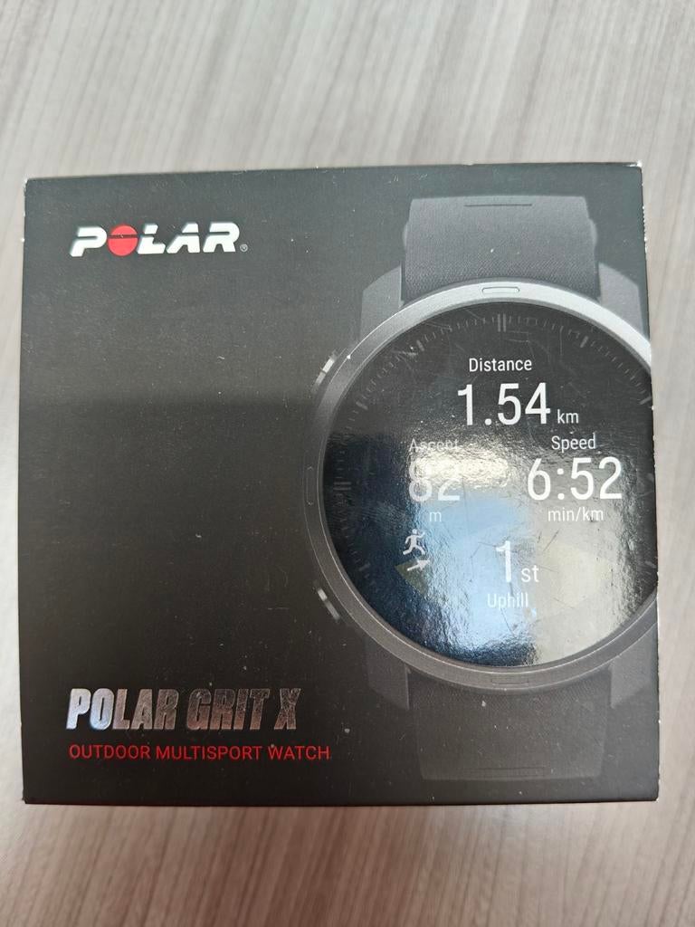 Sporthorloge Polar grit X, Enlèvement, Noir