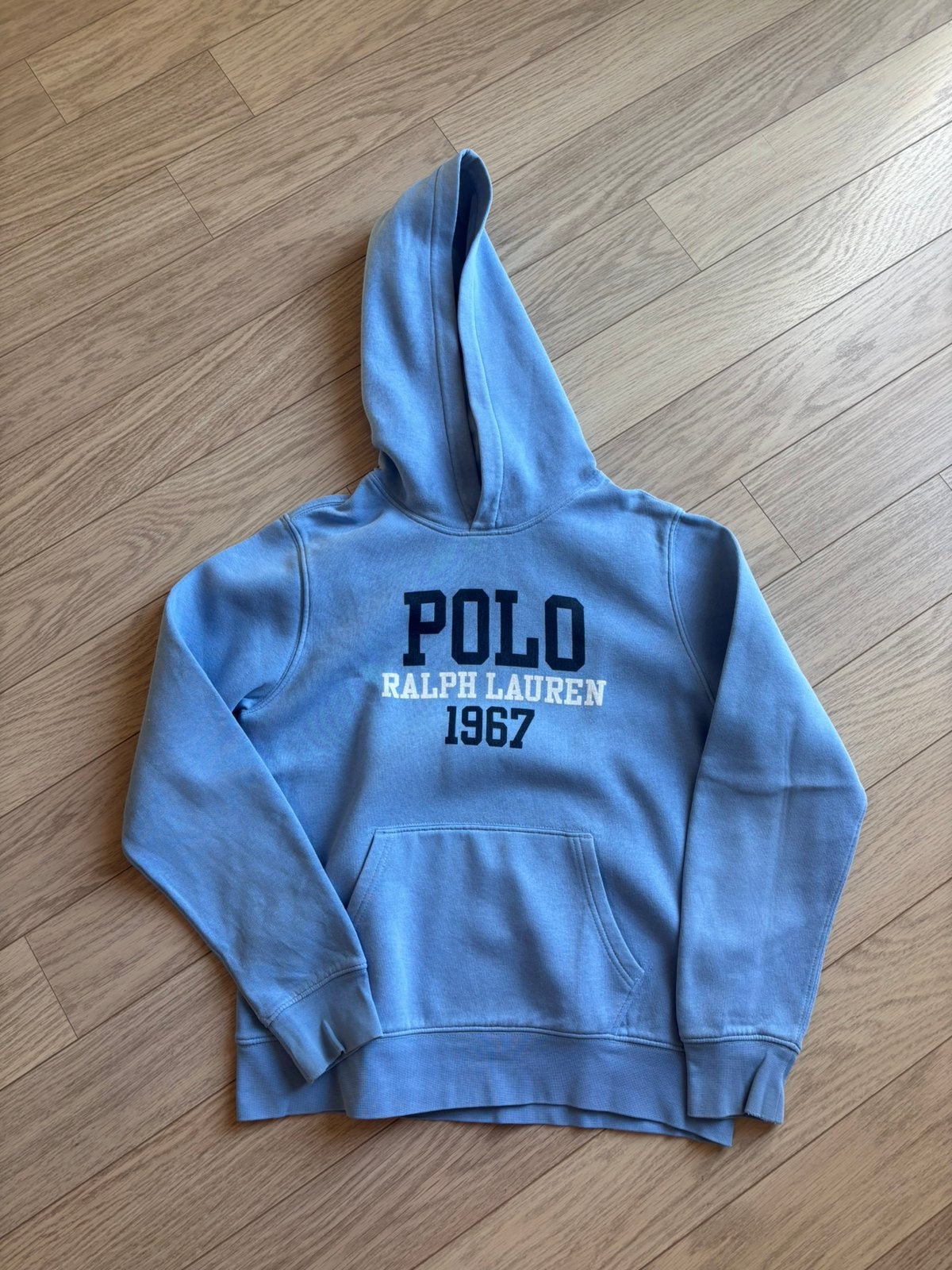 Blauwe hoodie Polo Ralph Lauren, Verzenden, Gebruikt, Jongen, Trui of Vest