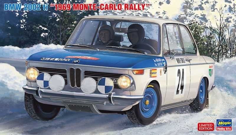 HASEGAWA 20332 BMW 2002TI, MONTE CARLO 1969 échelle 1/24, Hobby & Loisirs créatifs, Modélisme | Voitures & Véhicules, Neuf, Autres marques
