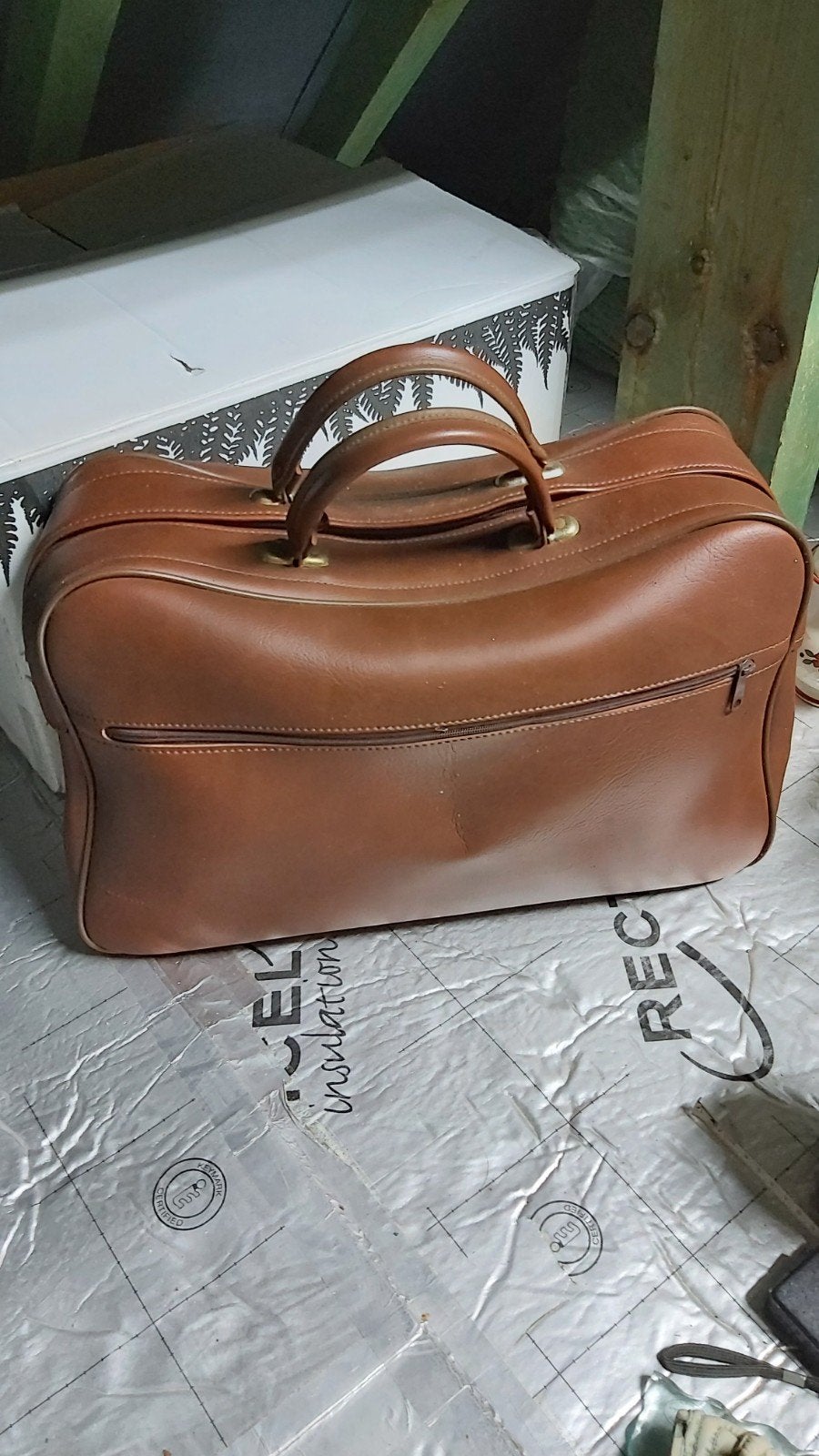 Vintage reiskoffer., Ophalen
