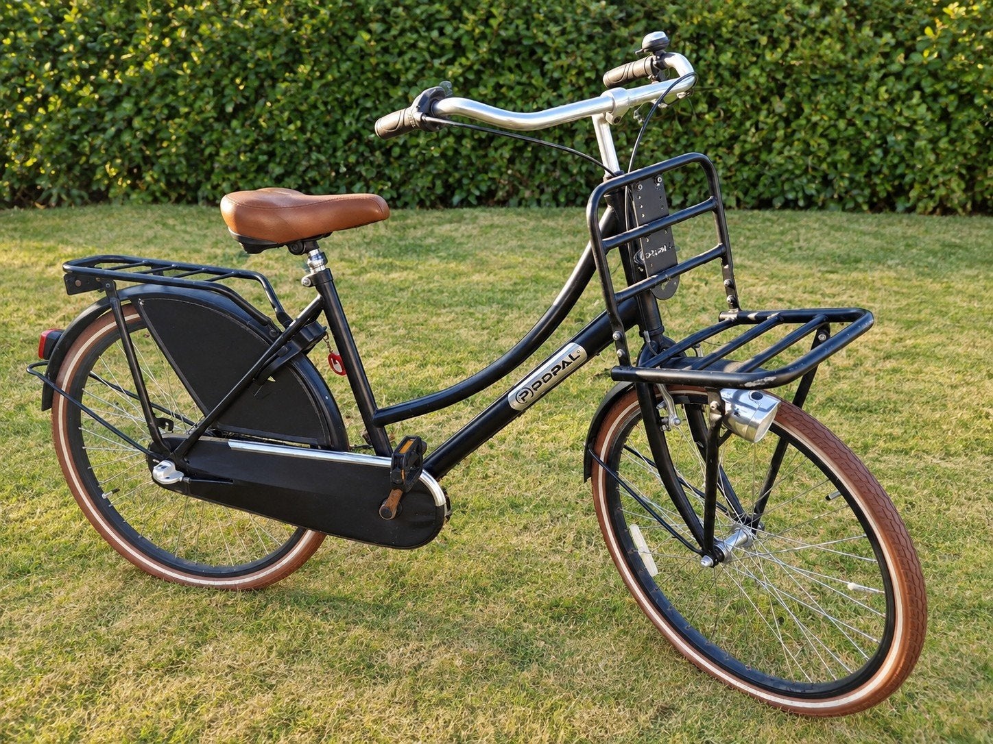 Popal transportfiets 24” – zwart, Fietsen en Brommers, Ophalen, Terugtraprem, Versnellingen