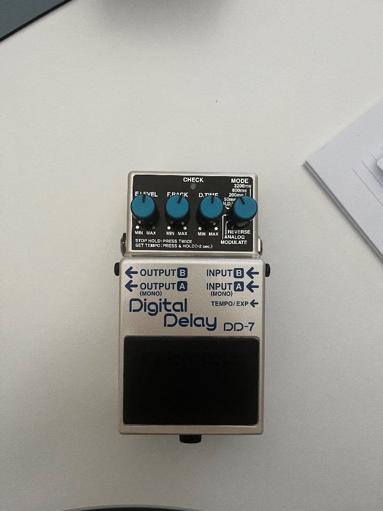 Boss DD7 digital delay, Muziek en Instrumenten, Effecten, Ophalen, Zo goed als nieuw, Delay of Echo