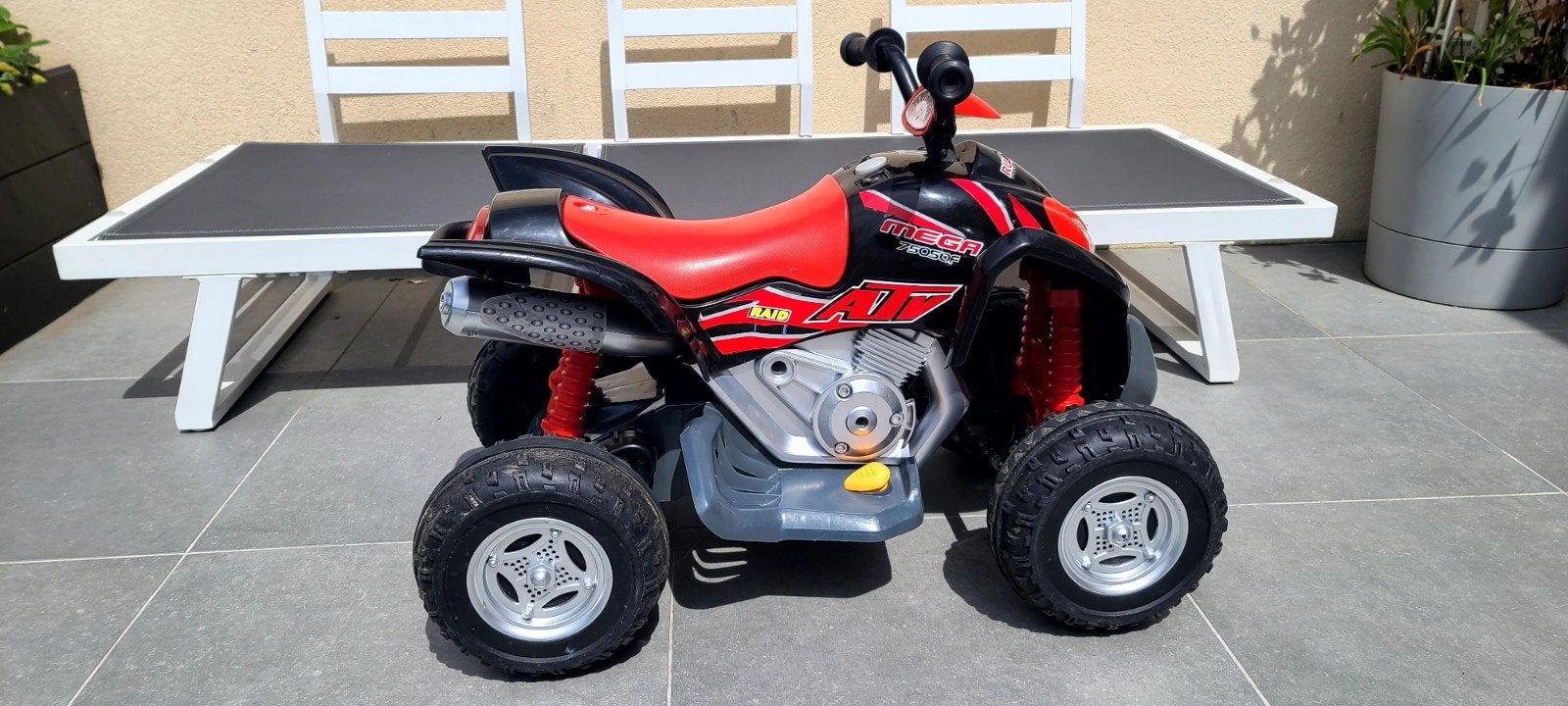 Quad enfant vitesse réglable et batterie lithium, Enlèvement