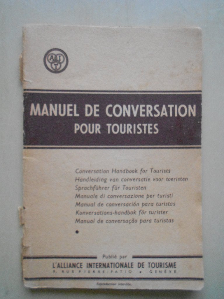 Manuel de conversation pour touristes, Enlèvement ou Envoi, Utilisé, Non-fiction