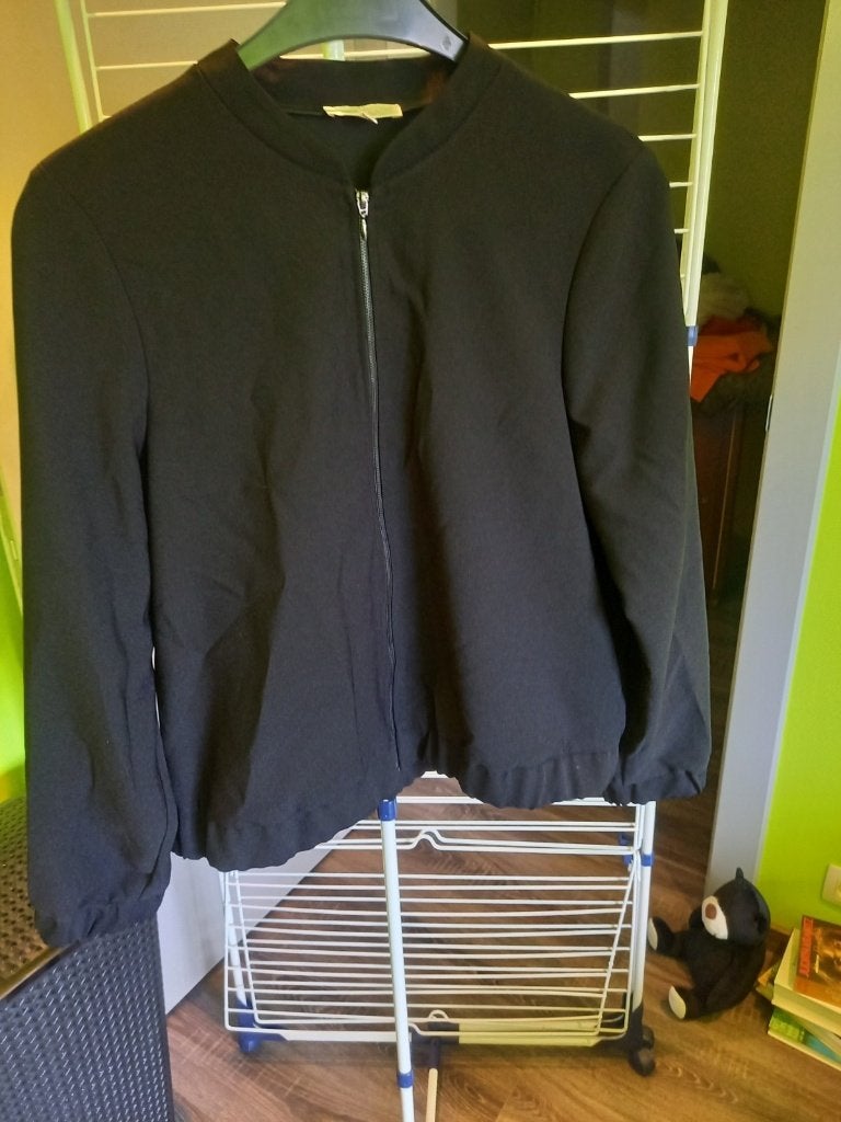 gilet noir, Enlèvement ou Envoi, Comme neuf, Taille 42/44 (L), Noir