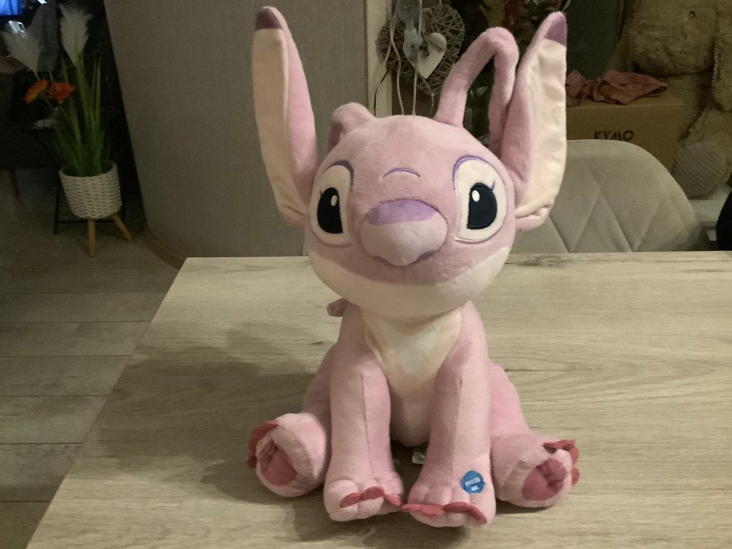 Personnage en peluche Disney Stitch Angel (sonore) (32 cm), Disney, Moyen (20 à 80 cm), Autres types, Avec son