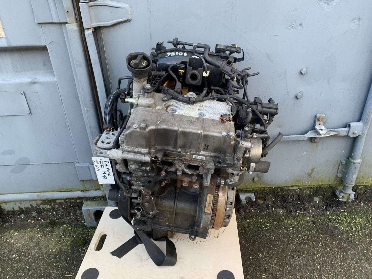 motor fiat 0.9 twinair 312A2000 63Kw defect voor onderdelen, Auto-onderdelen, Gebruikt, -, Alfa Romeo, -