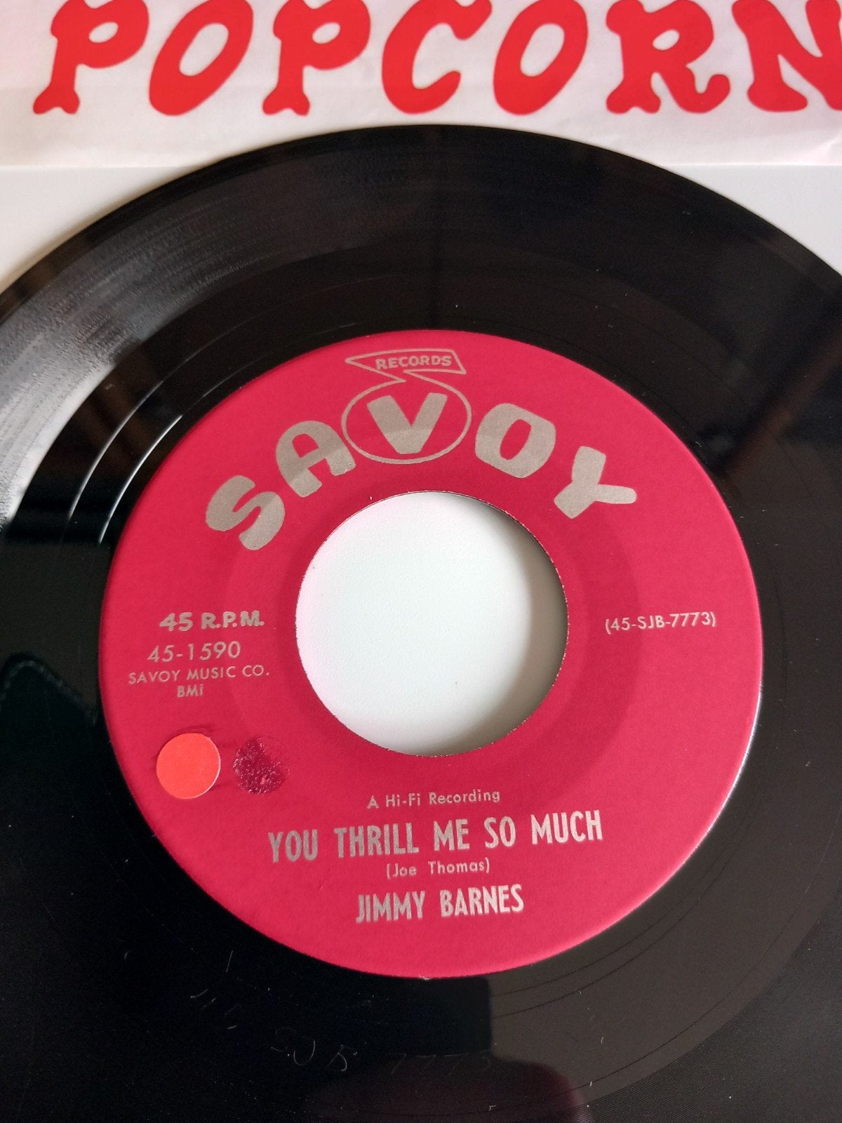 JIMMY BARNES. YOU THRILL ME SO MUCH. USA 45T