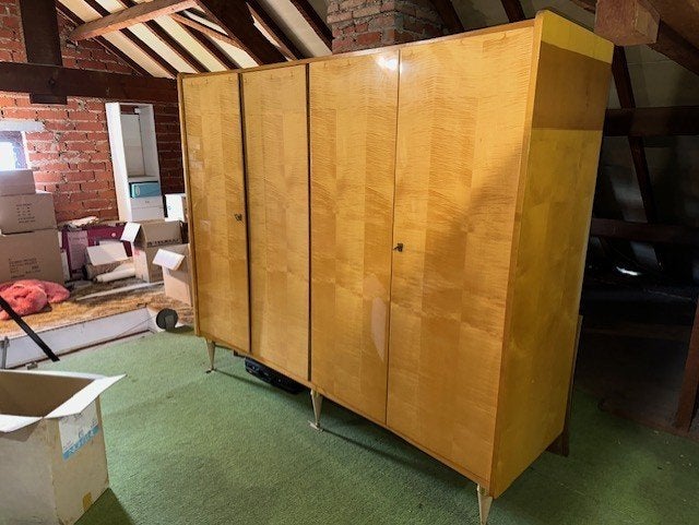vintage bed en kast, Ophalen