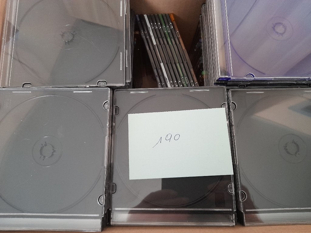Lege cd doosjes, Cd's en Dvd's, Ophalen, Gebruikt