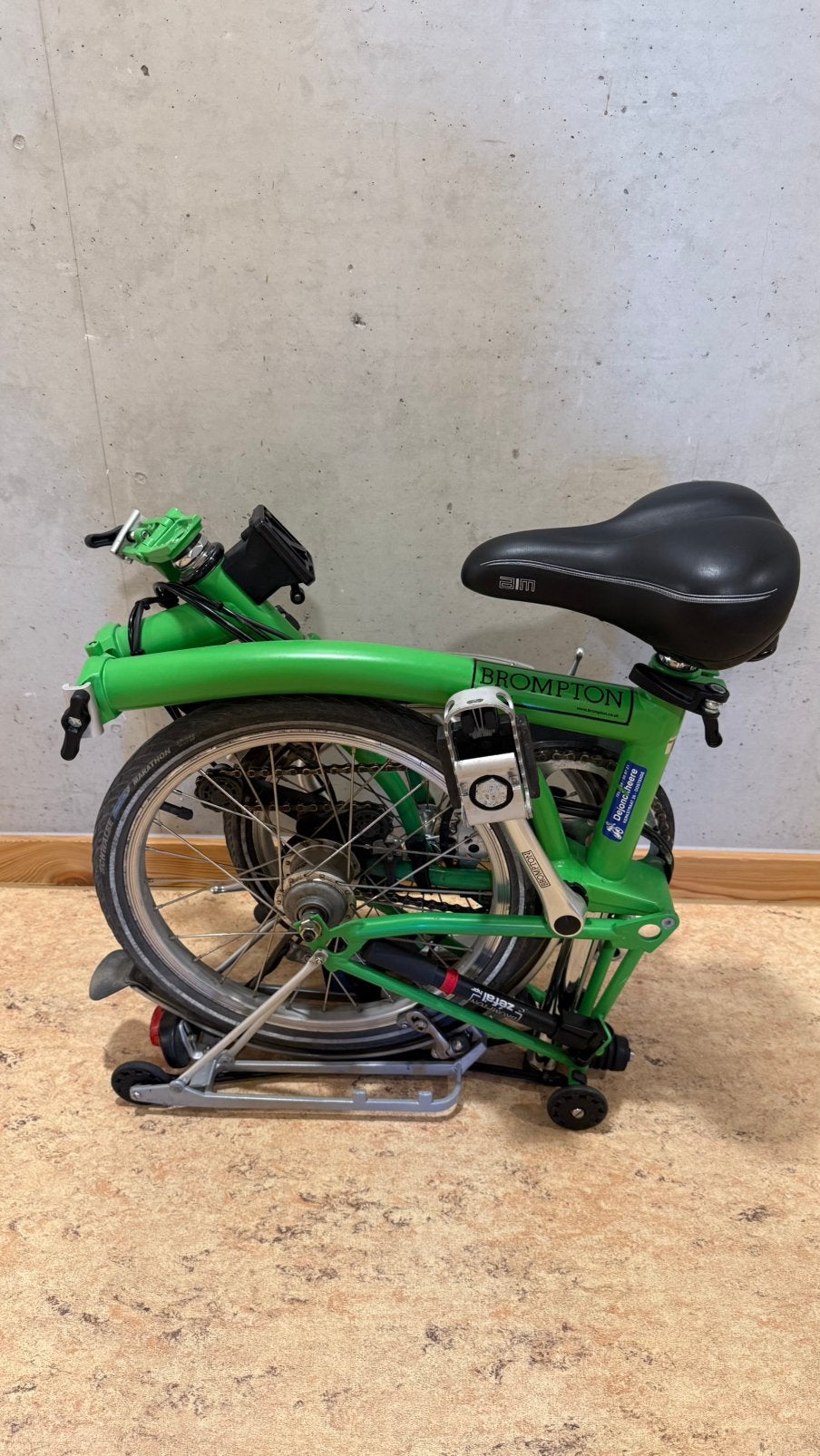 Brompton M6R – 6 versnellingen – goede staat, Ophalen, Brompton, Velgrem, Versnellingen
