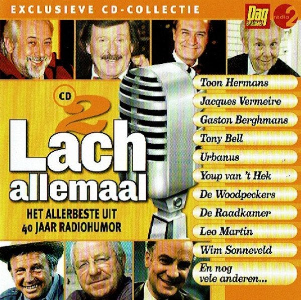 CD-  Lach Allemaal- Het Allerbeste uit 40 j. Radiohumor, Cd's en Dvd's, Cd's | Humor en Cabaret, Verzenden