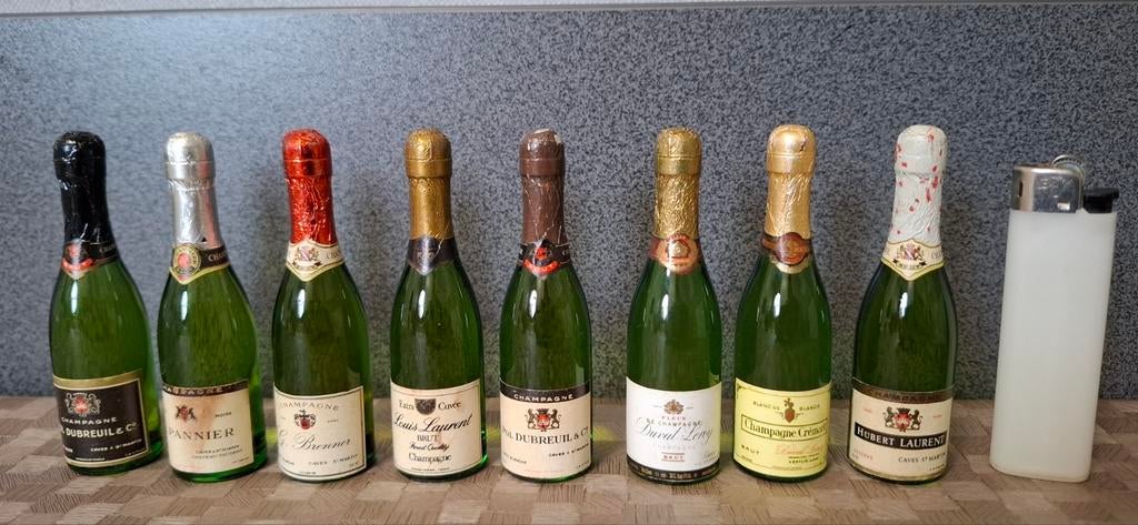 Champagne miniatuur flesjes 8stuks, Ophalen
