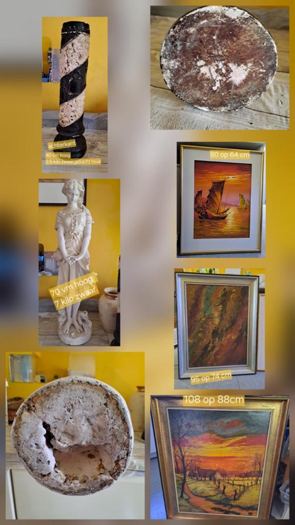 Zeer mooie items antiek, kunst, curiosa, vintage..., Antiek en Kunst, Kunst | Overige Kunst, Ophalen of Verzenden