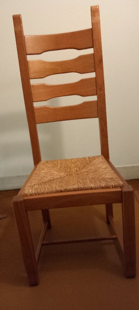 Rustieke eiken stoelen  6 stuks, Enlèvement