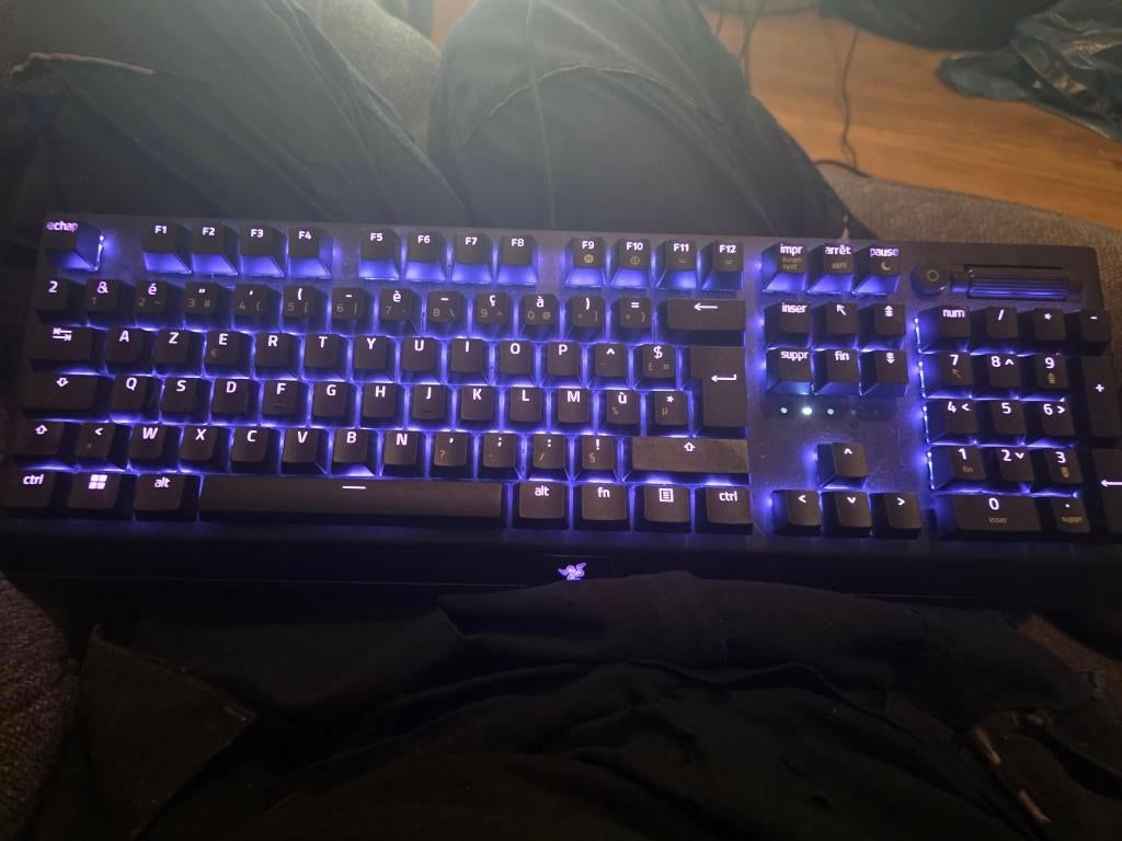Razer BlackWidow V3 Keyboard (Green Switch), Computers en Software, Toetsenborden, Zo goed als nieuw, Azerty, Bedraad, Gaming toetsenbord