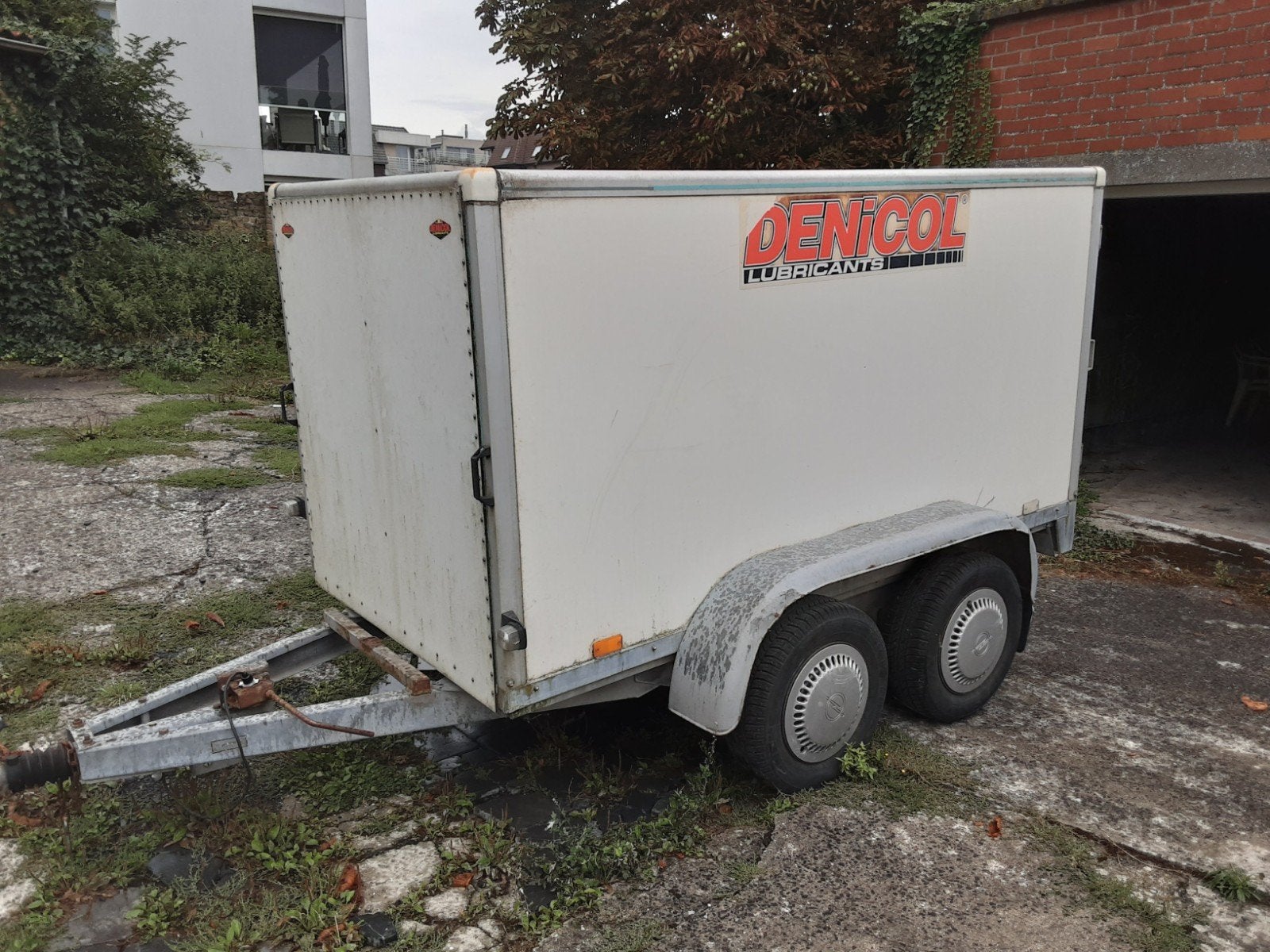 gesloten aanhangwagen 750kg waterdicht, Auto diversen, Ophalen, Gebruikt